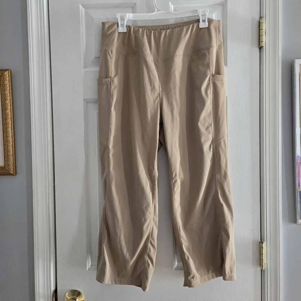 Tan Willit XL Athletic Leggings With Pockets